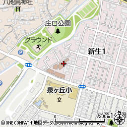 熊本ライトハウスのぞみホーム周辺の地図