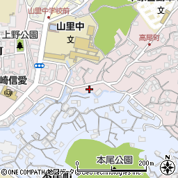 長崎県長崎市高尾町1周辺の地図