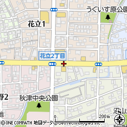 桜木小学校入口周辺の地図