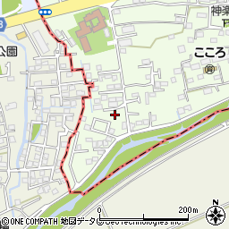 熊本県上益城郡益城町広崎723-8周辺の地図