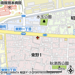 セカンドストリート熊本健軍店周辺の地図