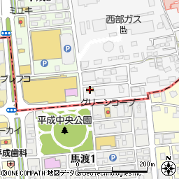 ローソン熊本萩原町店周辺の地図