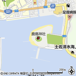 鹿島神社周辺の地図