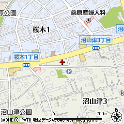 すき家熊本秋津店周辺の地図