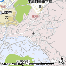 長崎県長崎市高尾町13-11周辺の地図
