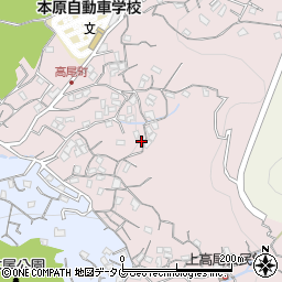長崎県長崎市高尾町17-29周辺の地図