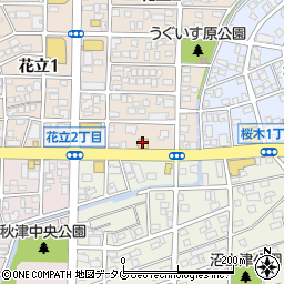 ジョイフル秋津店周辺の地図