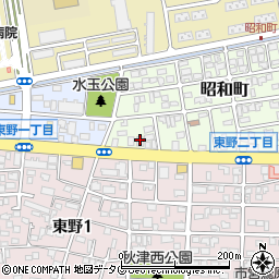 早稲田スクール健軍校周辺の地図