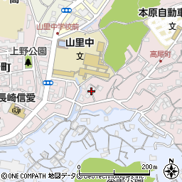 長崎県長崎市高尾町2-16周辺の地図