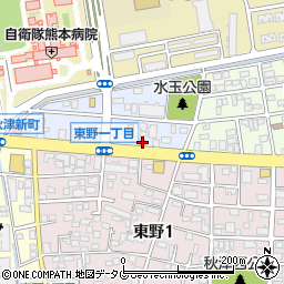 熊本県熊本市東区秋津新町5-33周辺の地図
