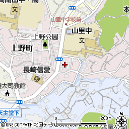 長崎県長崎市上野町5周辺の地図