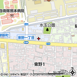 熊本県熊本市東区秋津新町5周辺の地図