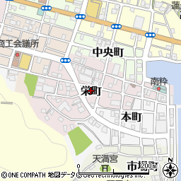 高知県土佐清水市栄町周辺の地図