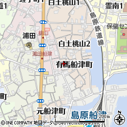 長崎県島原市有馬船津町1056周辺の地図