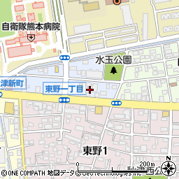 熊本県熊本市東区秋津新町5-11周辺の地図