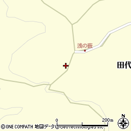 熊本県上益城郡御船町田代6541周辺の地図