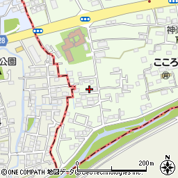 熊本県上益城郡益城町広崎750-7周辺の地図