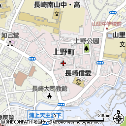 長崎県長崎市上野町12周辺の地図