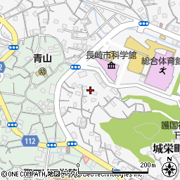 長崎県長崎市城栄町38周辺の地図