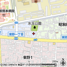 熊本県熊本市東区秋津新町5-23周辺の地図