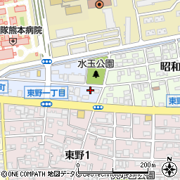 熊本県熊本市東区秋津新町5-17周辺の地図