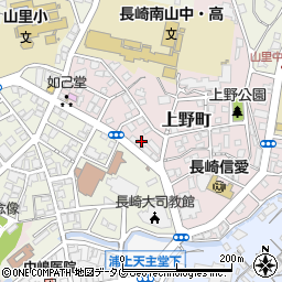 長崎県長崎市上野町20周辺の地図