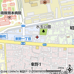 熊本県熊本市東区秋津新町5-15周辺の地図