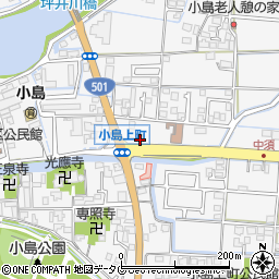 熊本南警察署小島駐在所周辺の地図