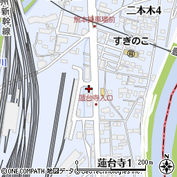 熊本紙器有限会社周辺の地図