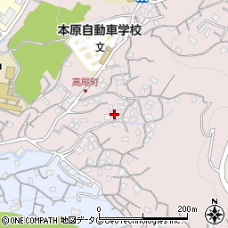 長崎県長崎市高尾町16-23周辺の地図