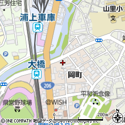 長崎県長崎市岡町5周辺の地図