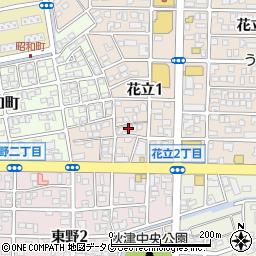 〒861-2118 熊本県熊本市東区花立４丁目の地図