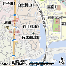 長崎県島原市有馬船津町1041周辺の地図