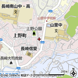 長崎県長崎市上野町8周辺の地図