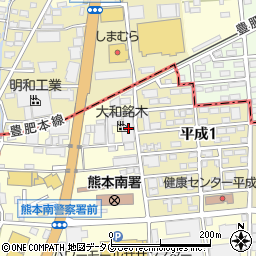 大和銘木株式会社周辺の地図