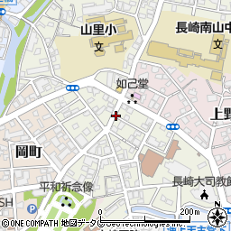 長崎県長崎市橋口町周辺の地図
