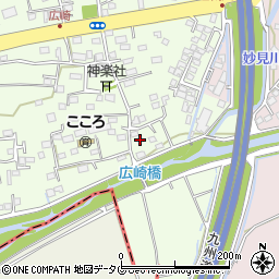 熊本県上益城郡益城町広崎562-3周辺の地図