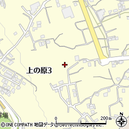 長崎県島原市上の原周辺の地図