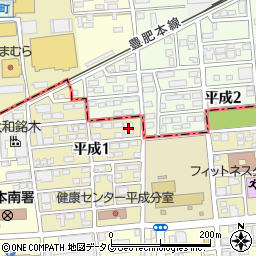 オムロンフィールドエンジニアリング九州熊本テクノセンタ周辺の地図