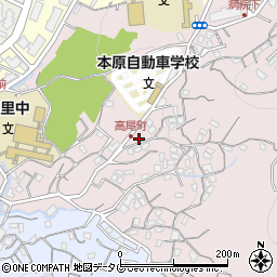 長崎県長崎市高尾町35-26周辺の地図