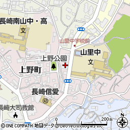 長崎県長崎市上野町6周辺の地図