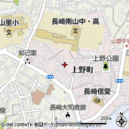長崎県長崎市上野町19周辺の地図