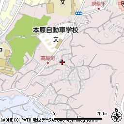 長崎県長崎市高尾町34-24周辺の地図