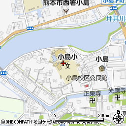 熊本市立小島小学校周辺の地図