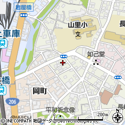 橋口町アパート周辺の地図