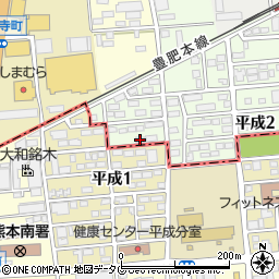 サンフレアＣ周辺の地図