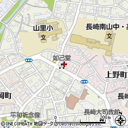 永井隆記念館周辺の地図
