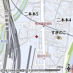 JR九州メンテナンス株式会社　熊本支店周辺の地図