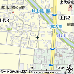 城山迎村公民館周辺の地図