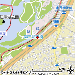 熊本県熊本市東区神水本町周辺の地図